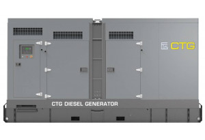 Дизельный генератор CTG 275D в кожухе с АВР